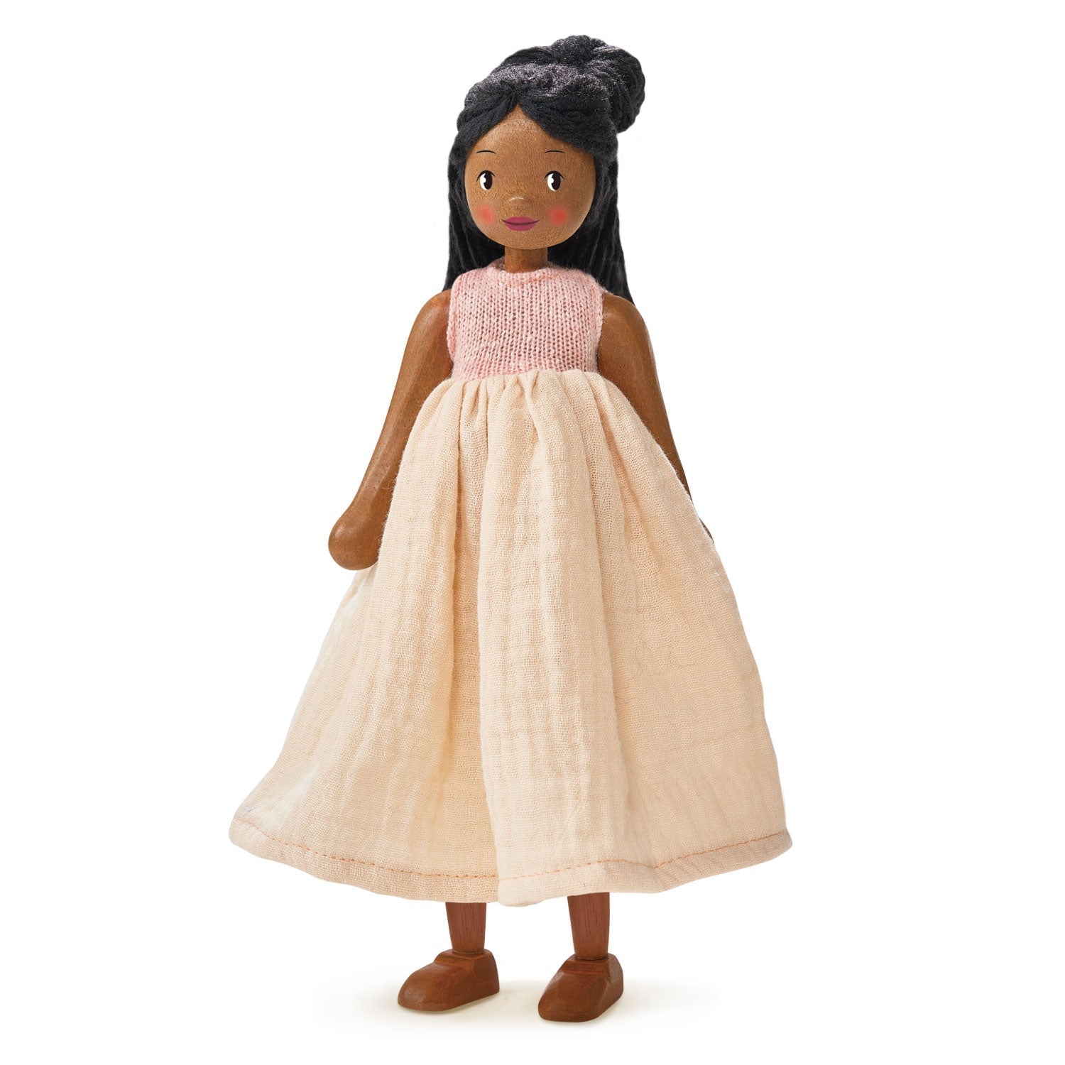Wooden Lola 25cm Doll for Mulberry Mansion Dolls House - Baby&More
