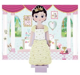 Wooden Magnetic Dress Up Doll - Charlotte - Baby&More