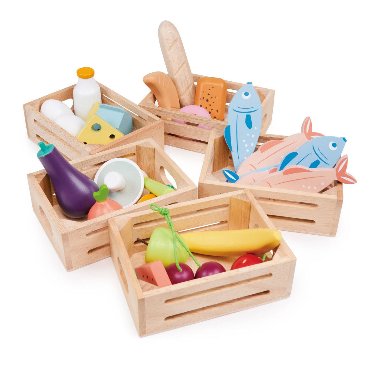 Wooden Market Dairy Crate - Baby&More