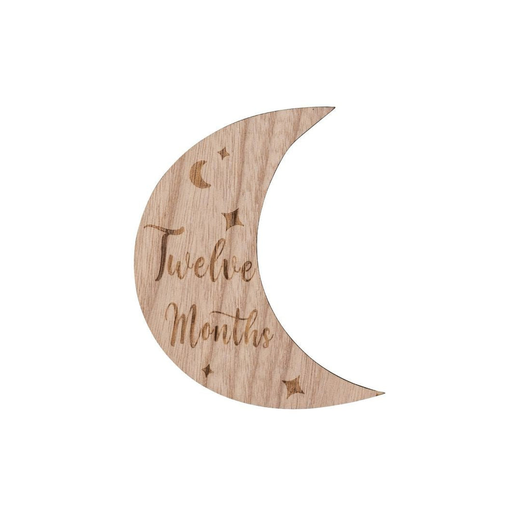 Wooden Month - by - Month Baby Milestone Set - Baby&More