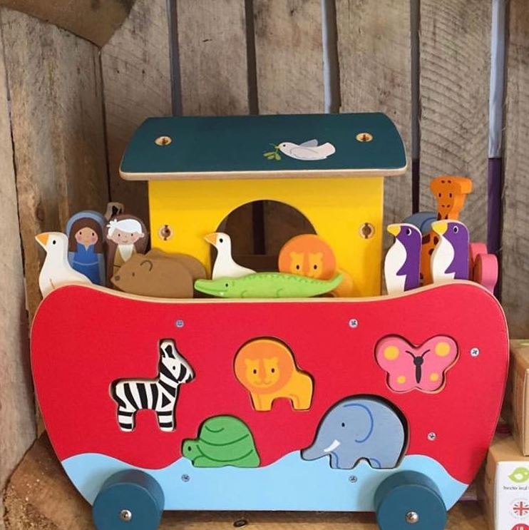 Wooden Noah's Ark Shape Sorter - Baby&More