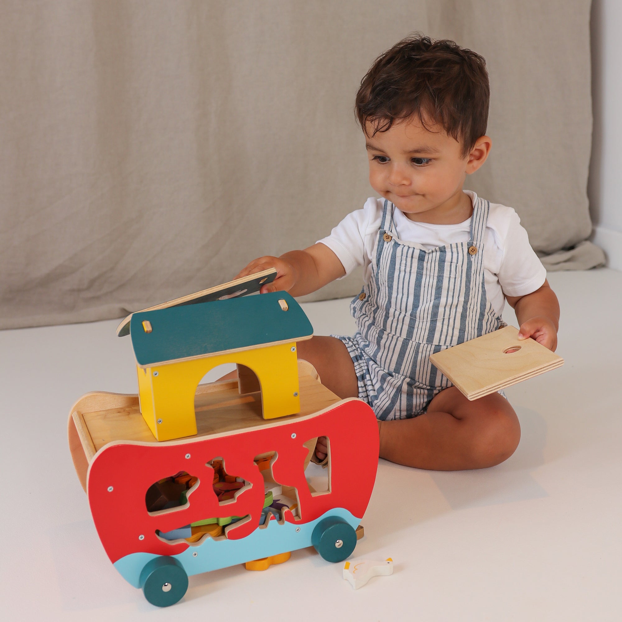 Wooden Noah's Ark Shape Sorter - Baby&More