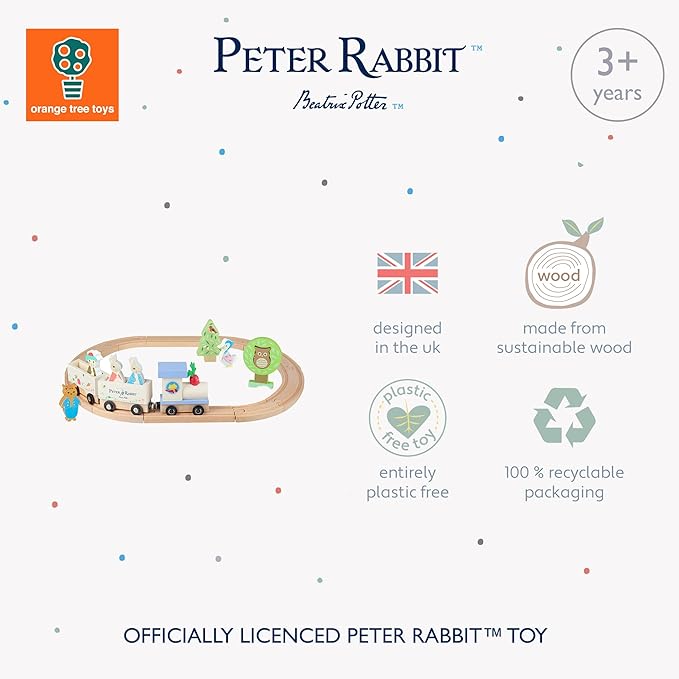 Wooden Peter Rabbit™ Train Set - Baby&More