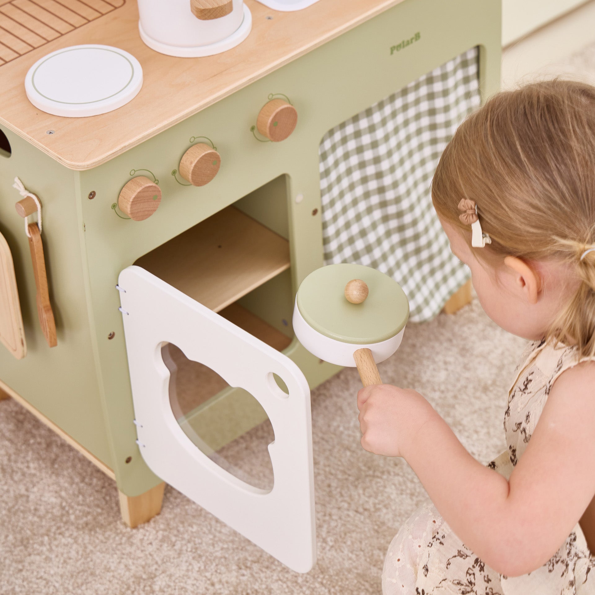 Wooden Play Kitchen Set - Baby&More