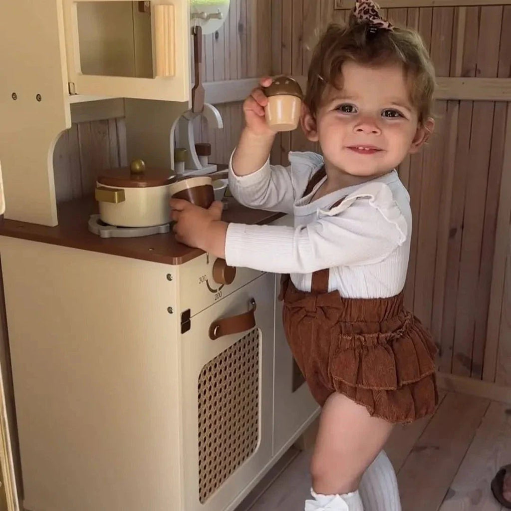 Wooden Play Kitchen - Vintage Green - Baby&More