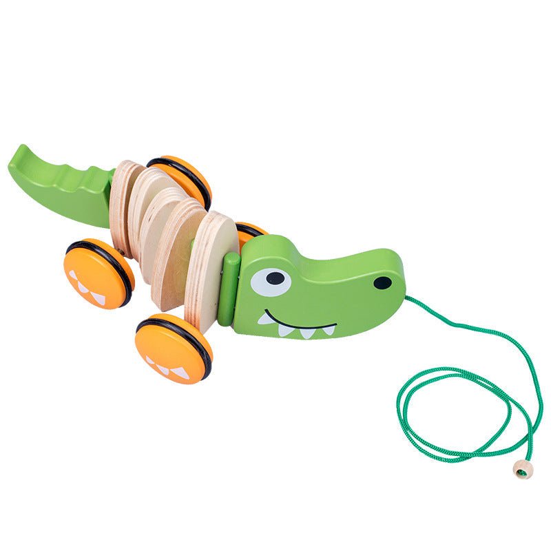 Wooden Pull Along Toy - Many Animals - Baby&More