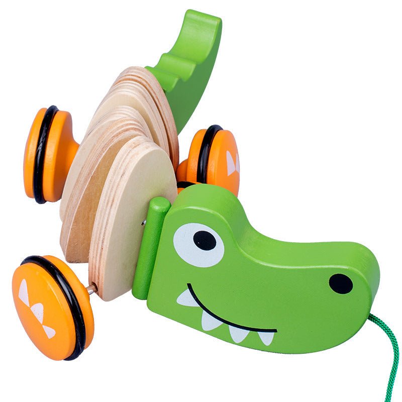 Wooden Pull Along Toy - Many Animals - Baby&More