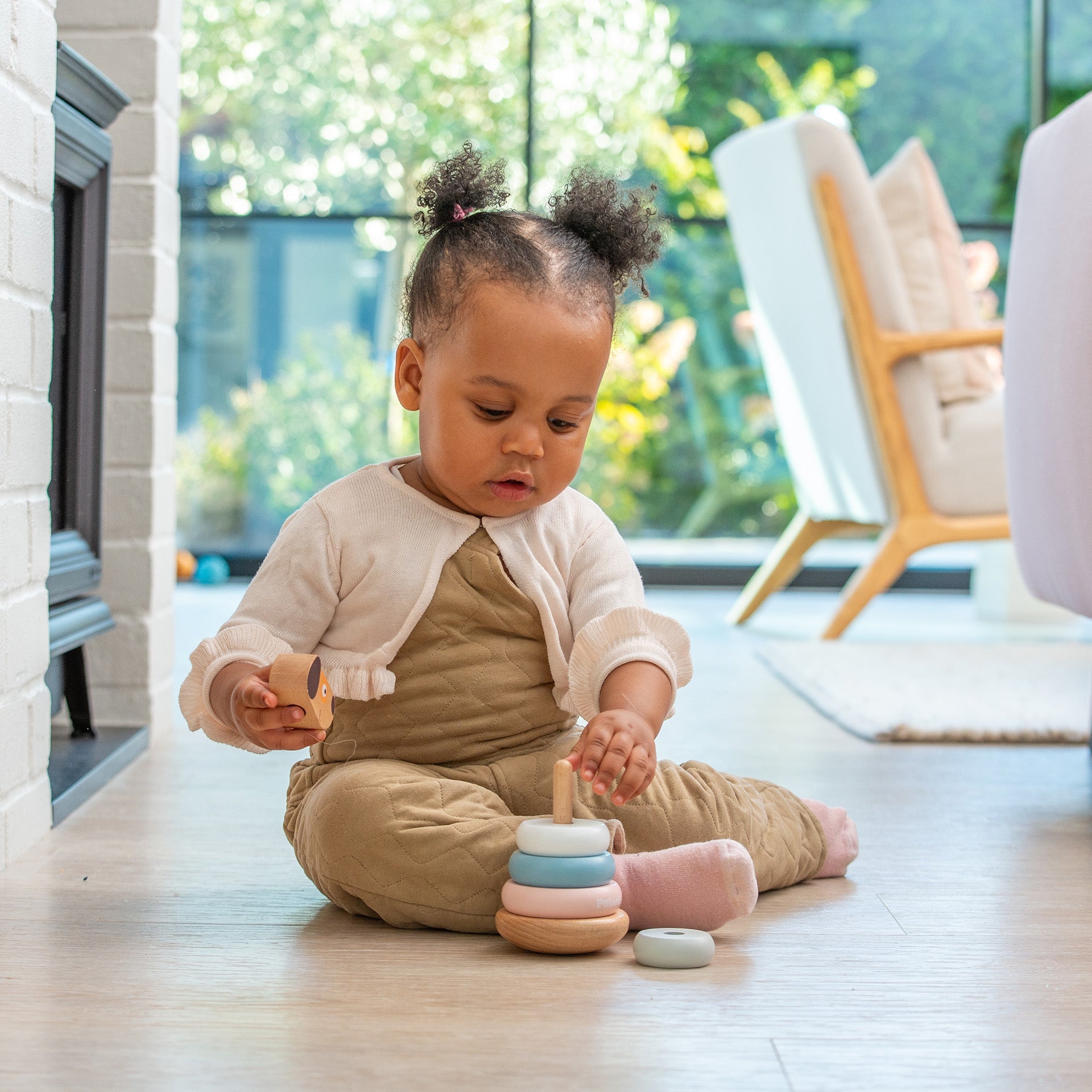 Wooden Puppy Stacker - Baby&More