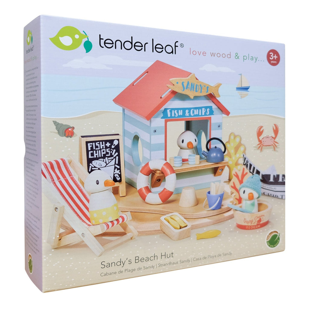 Wooden Sandy's Beach Hut Playset - Baby&More