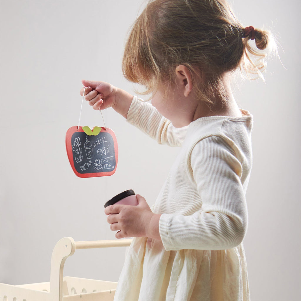 Wooden Shopping Trolley / Cart - Baby&More