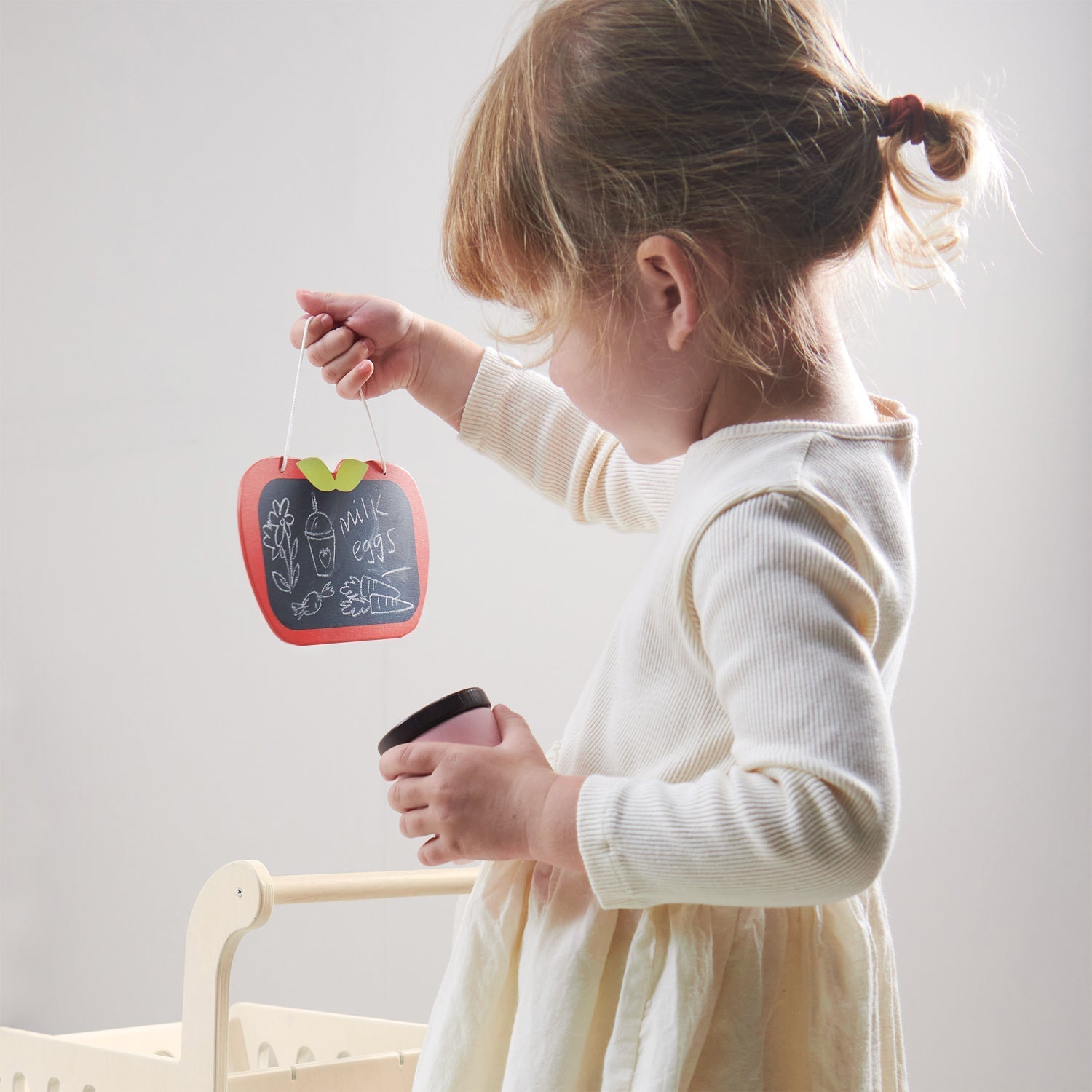 Wooden Shopping Trolley / Cart - Baby&More