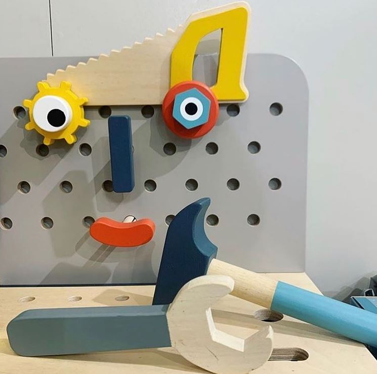 Wooden Table Top Tool Bench Playset - Baby&More