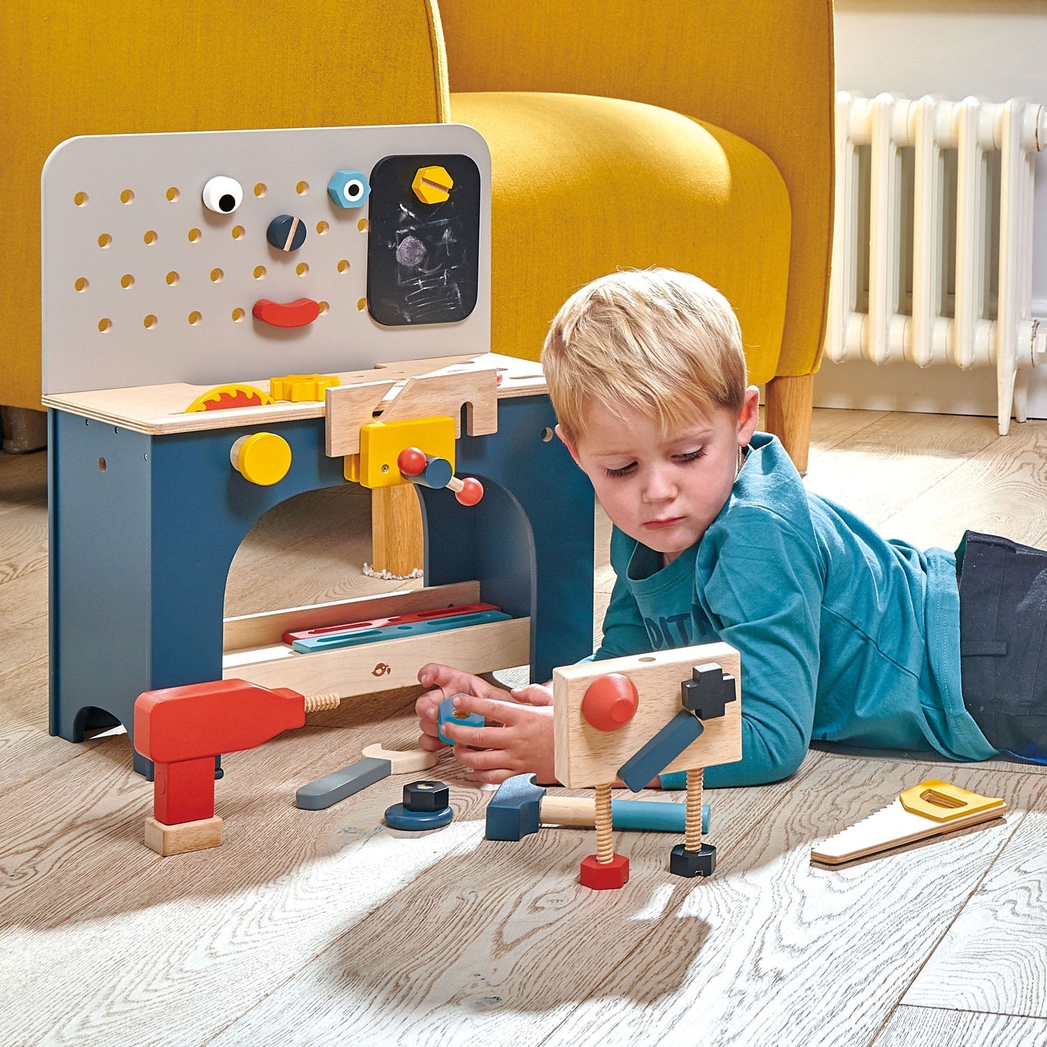 Wooden Table Top Tool Bench Playset - Baby&More