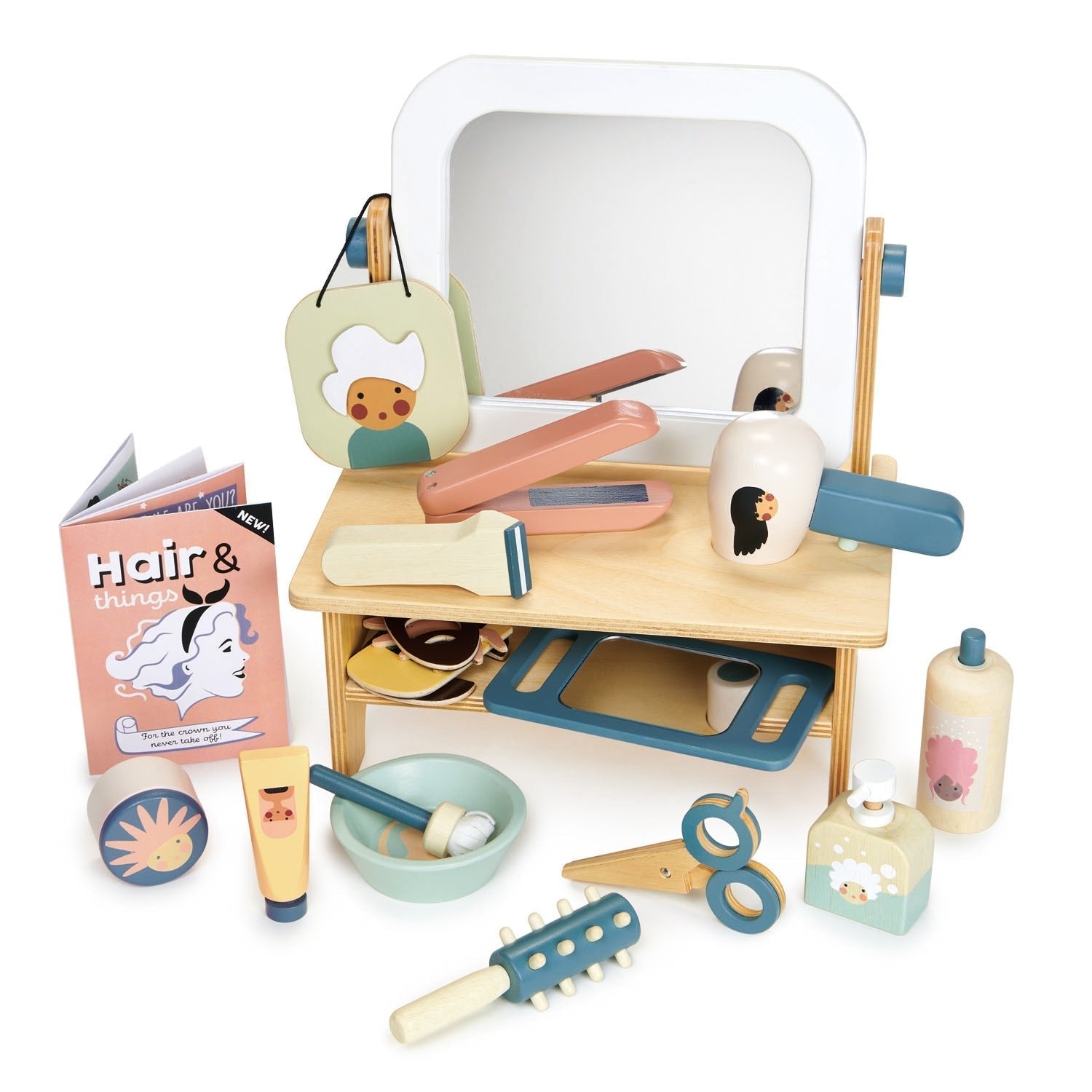 Wooden Tender Leaf Hair Salon Playset - Baby&More