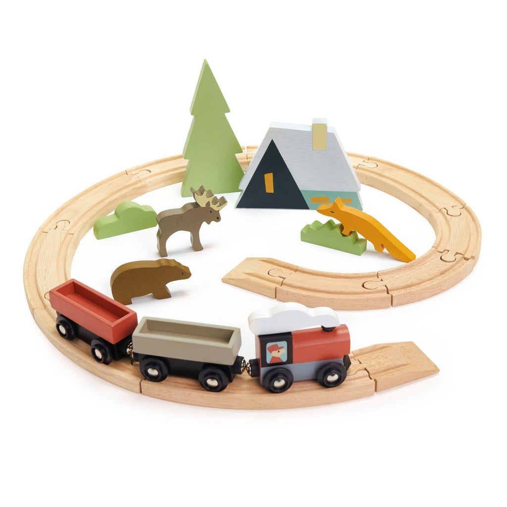 Wooden Treetops Train Set - Baby&More