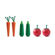 Wooden Vegetable Set B - Carrots, Courgettes & Tomatoes - Baby&More