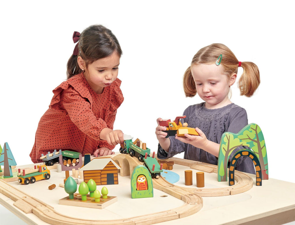 Wooden Wild Pines Train Set - Baby&More