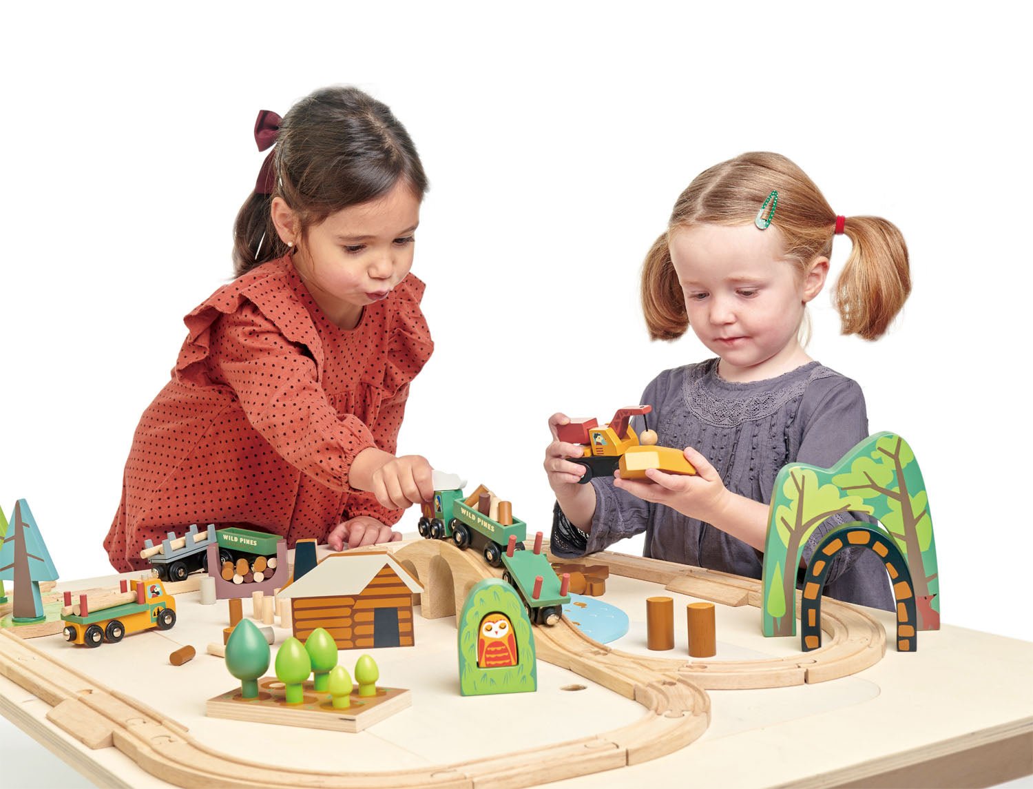 Wooden Wild Pines Train Set - Baby&More