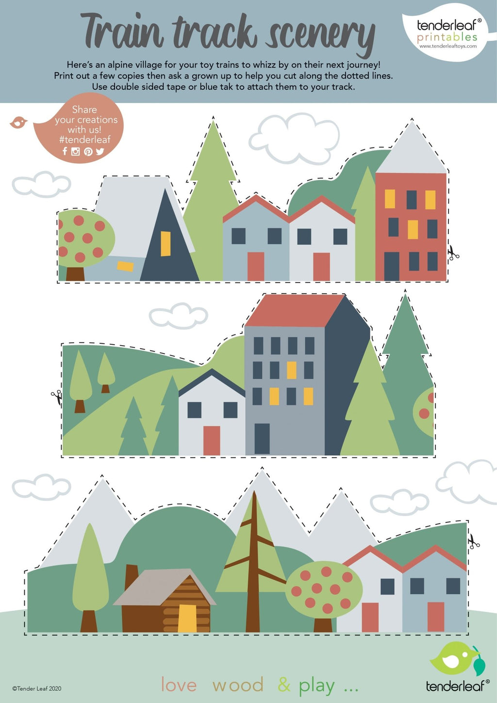 Wooden Wild Pines Train Set - Baby&More