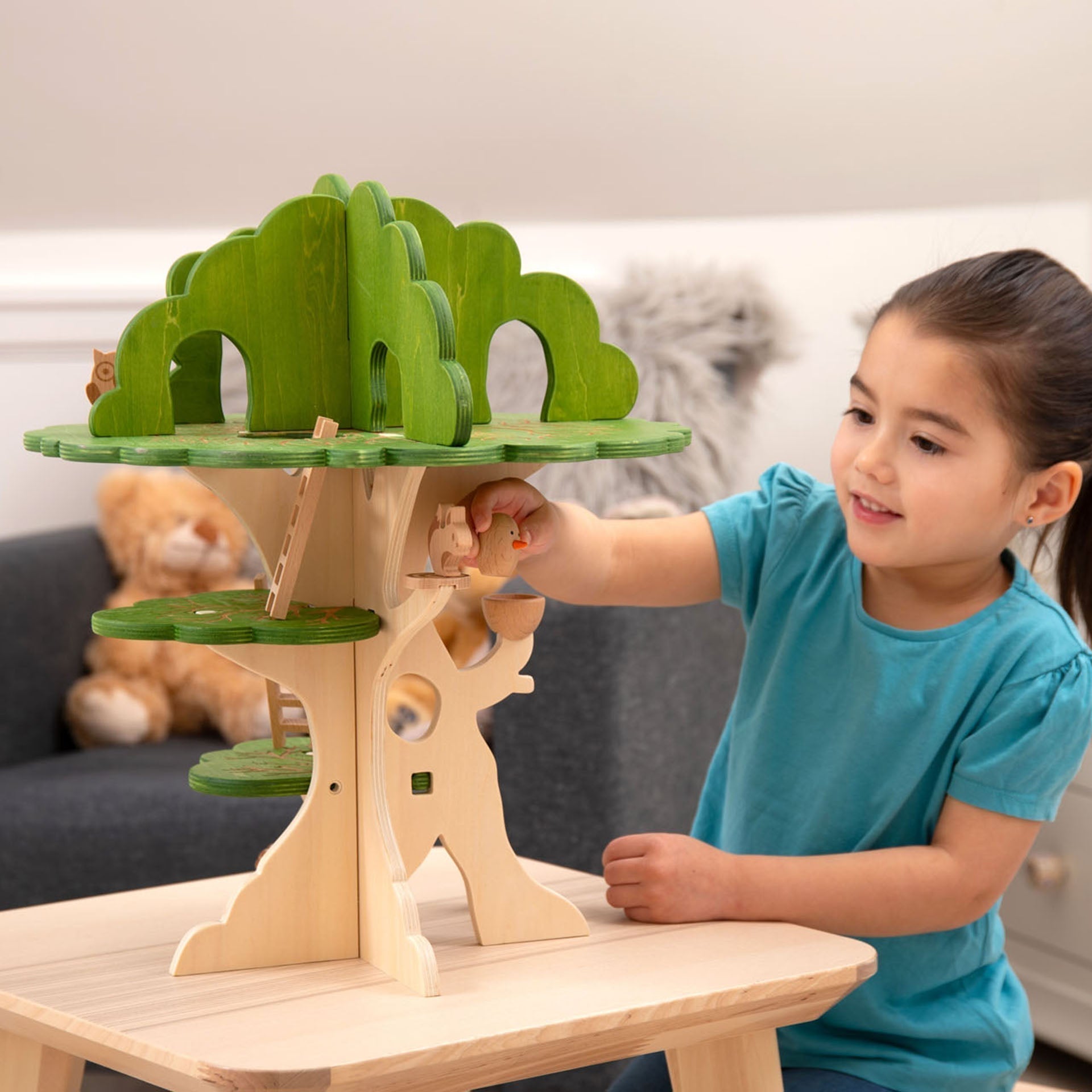Wooden Woodland Trail Treehouse - Baby&More