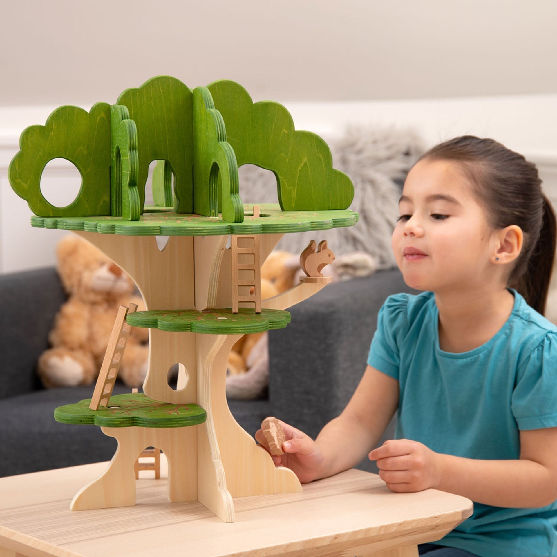 Wooden Woodland Trail Treehouse - Baby&More