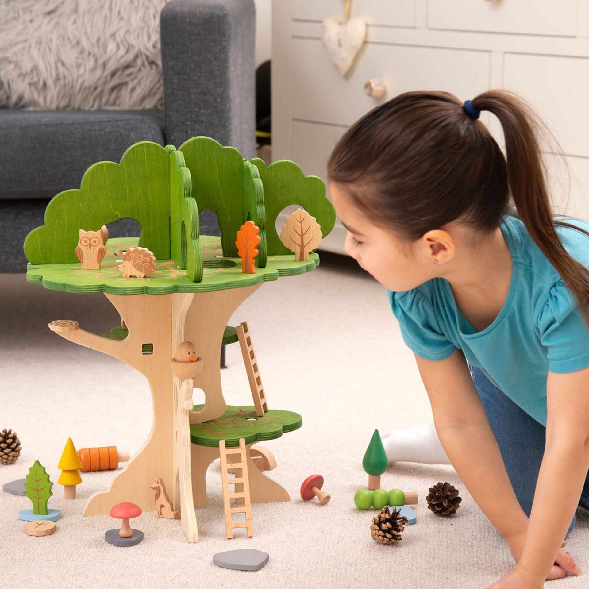 Wooden Woodland Trail Treehouse - Baby&More