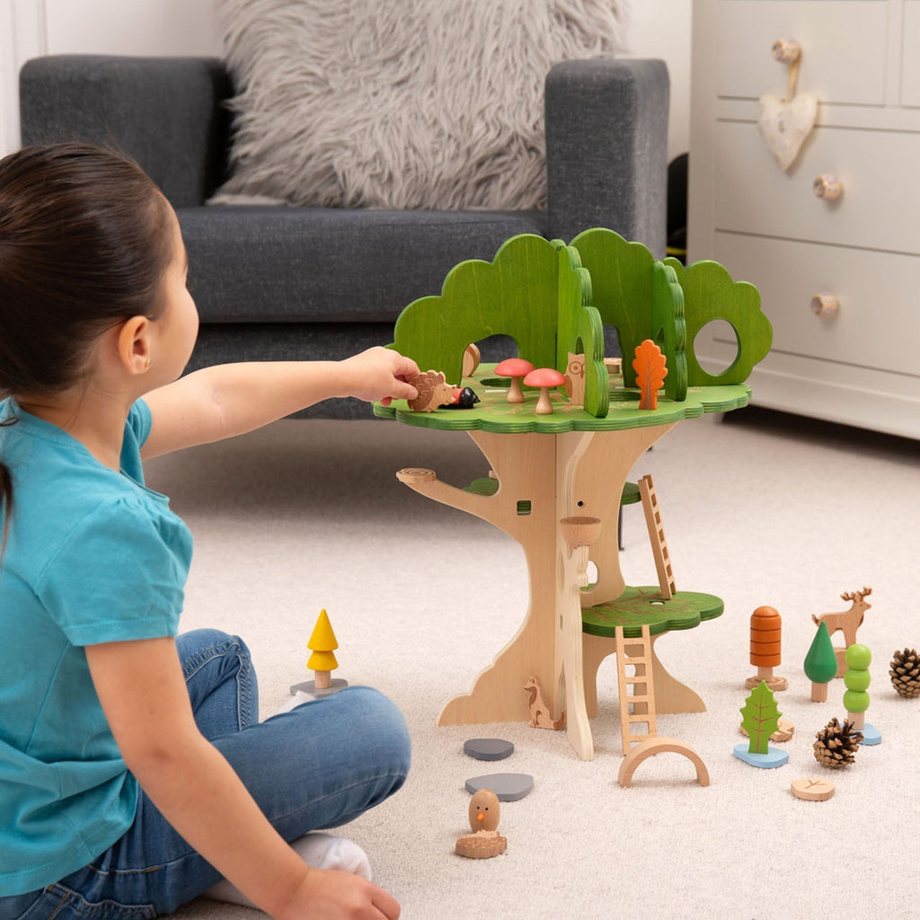 Wooden Woodland Trail Treehouse - Baby&More