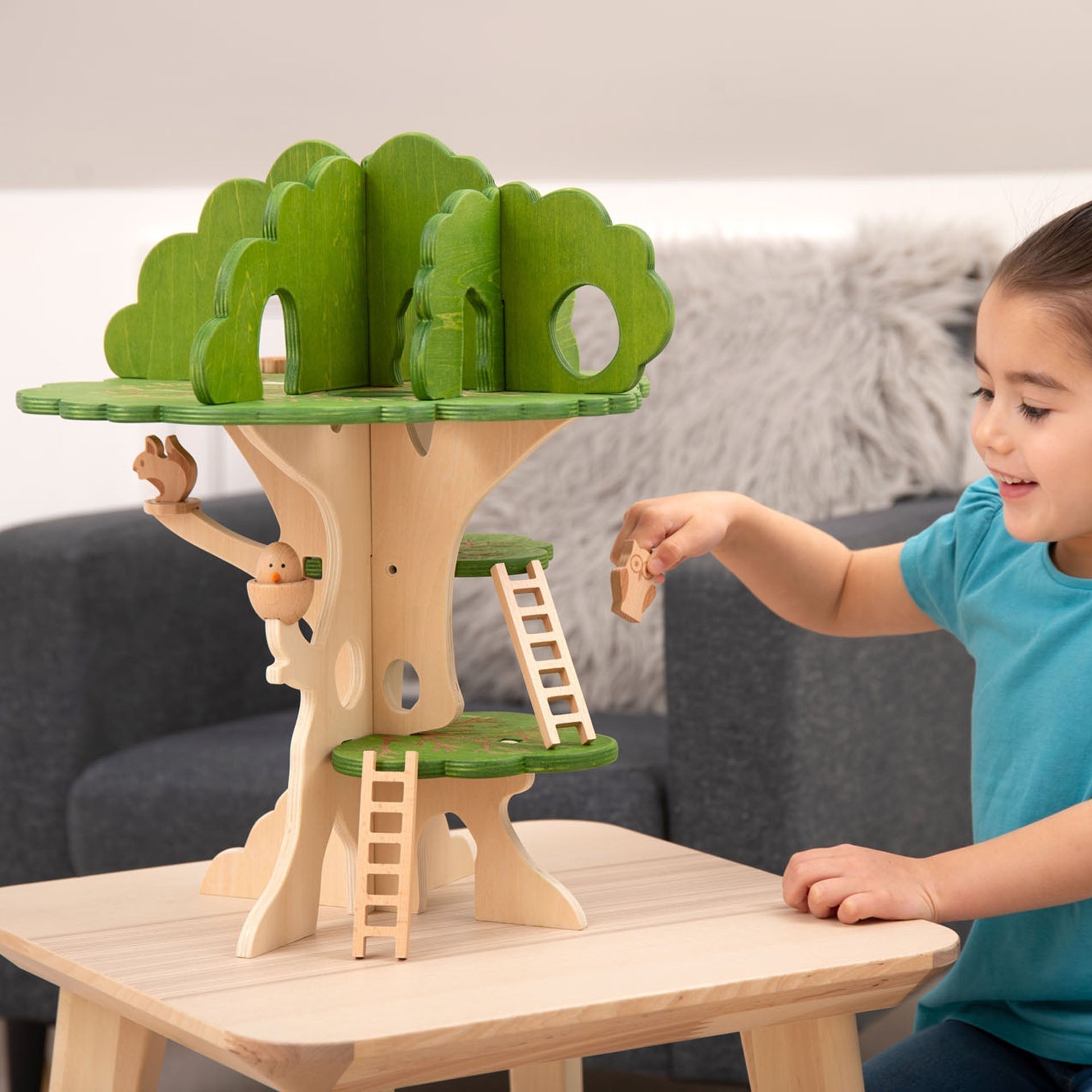 Wooden Woodland Trail Treehouse - Baby&More