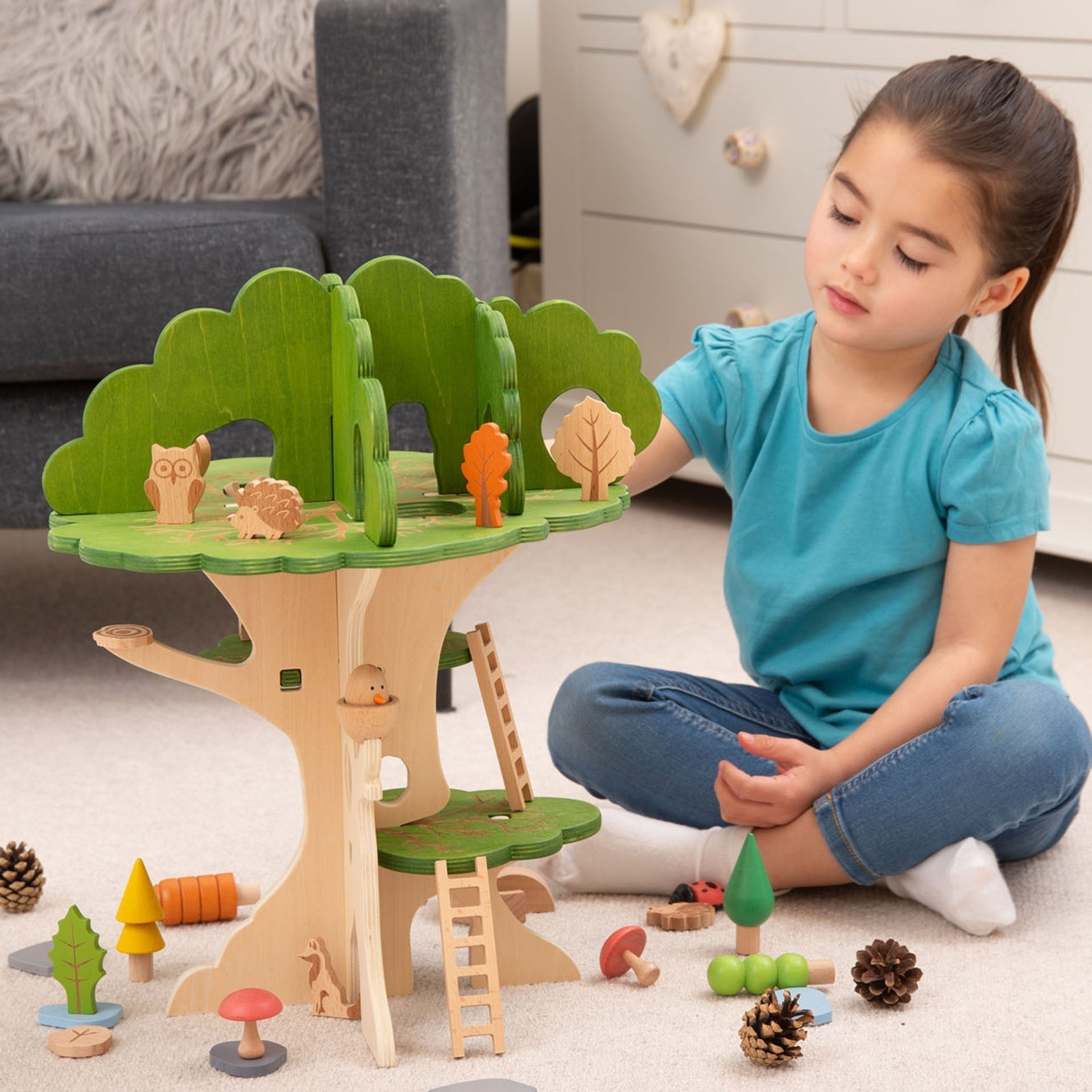 Wooden Woodland Trail Treehouse - Baby&More