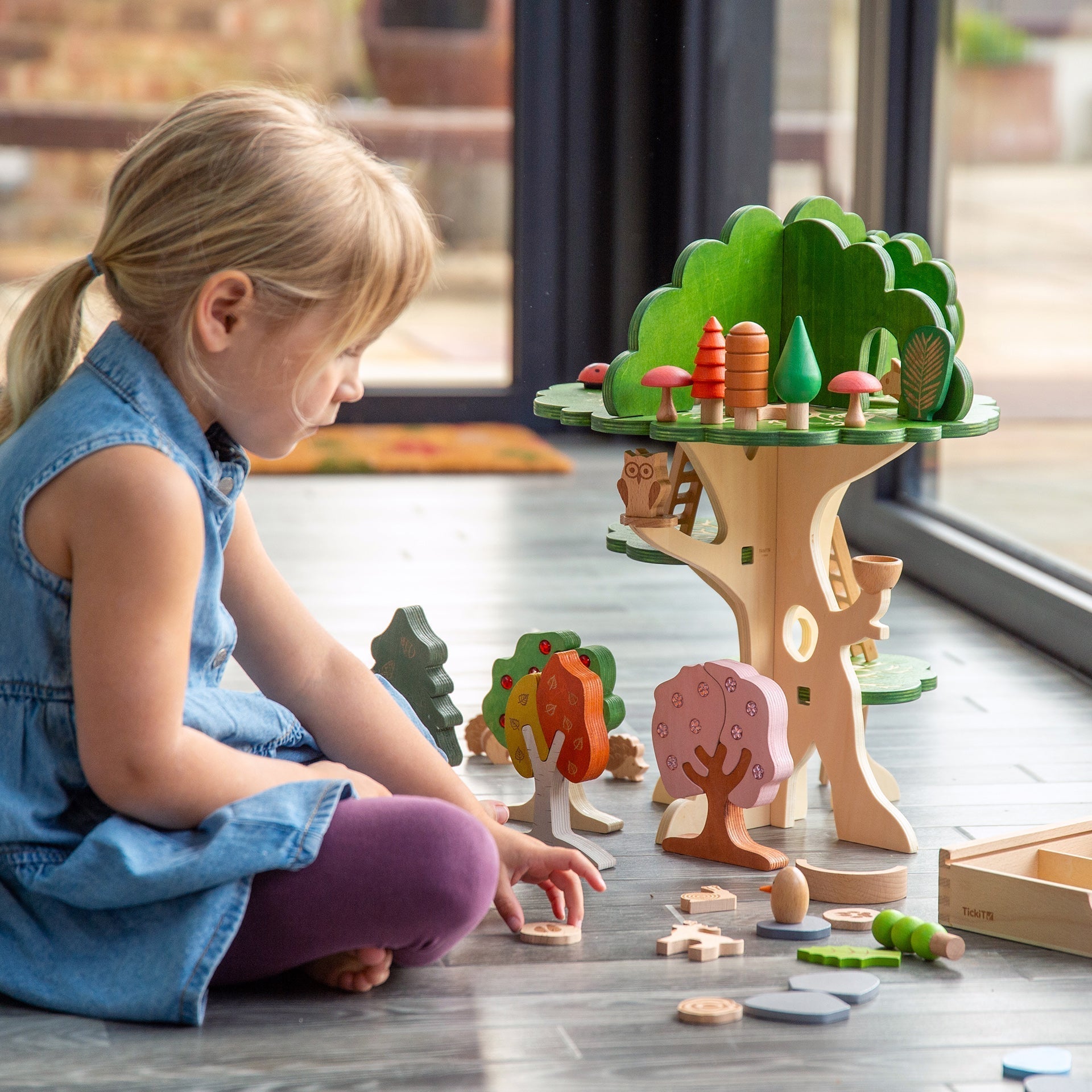 Wooden Woodland Trail Treehouse - Baby&More