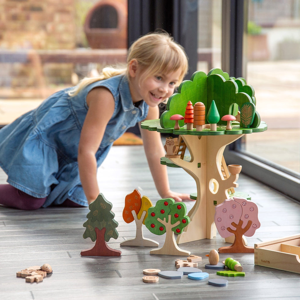 Wooden Woodland Trail Treehouse - Baby&More