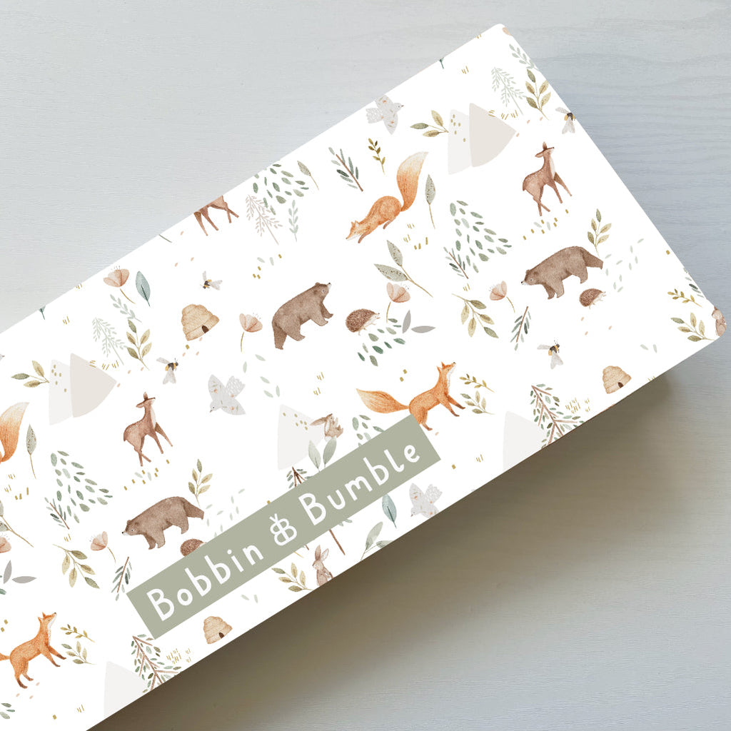 Bobbin and Bumble Travel Changing Mat - Woodland Animals