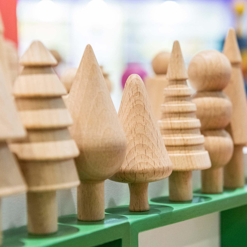 Woodland Toy Trees - Set of 10 - Baby&More