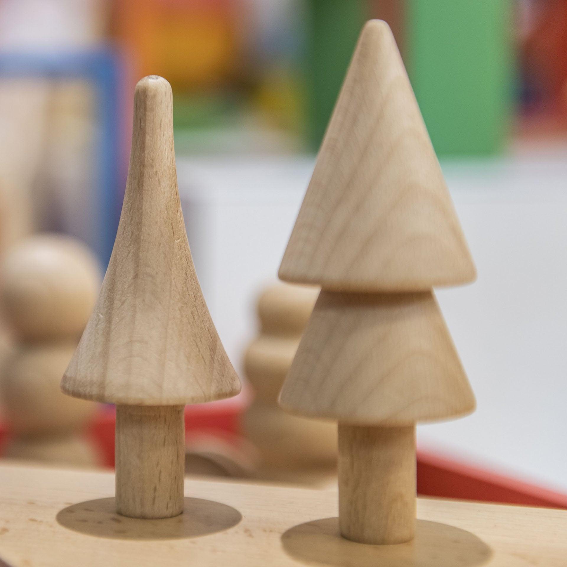 Woodland Toy Trees - Set of 10 - Baby&More