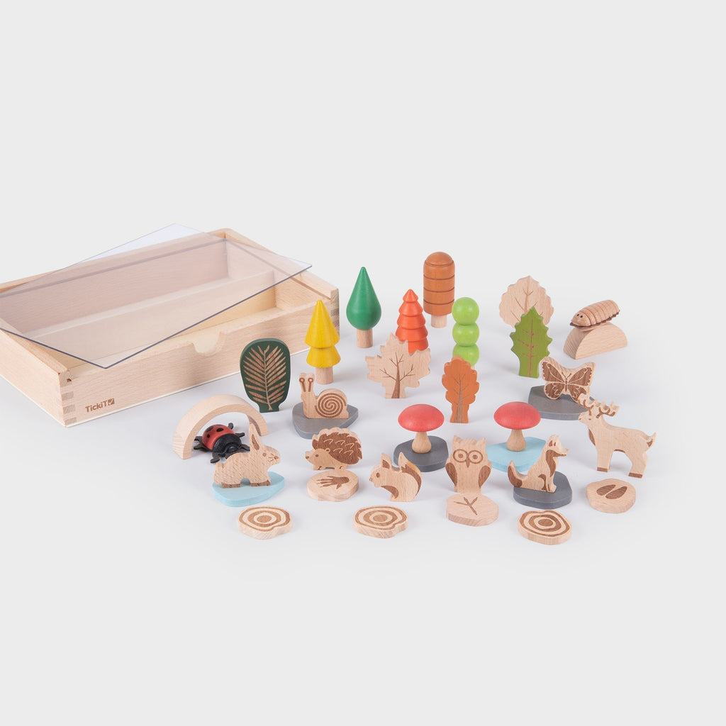 Woodland Trail Set with Trees, Leaves & Animals - Baby&More