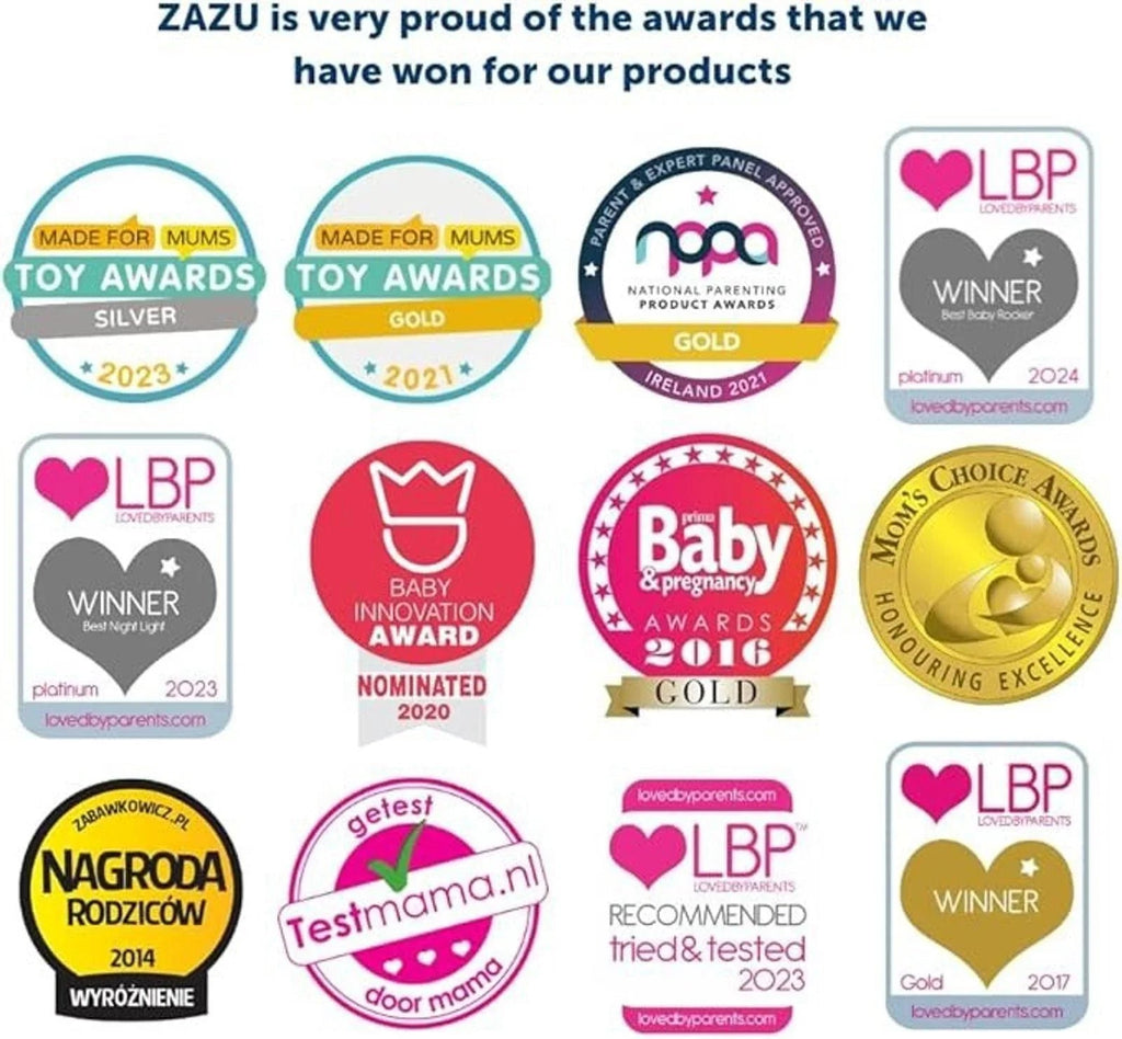 ZAZU Suzy Portable Baby Soother with White Noise & Cry Sensor - Baby&More