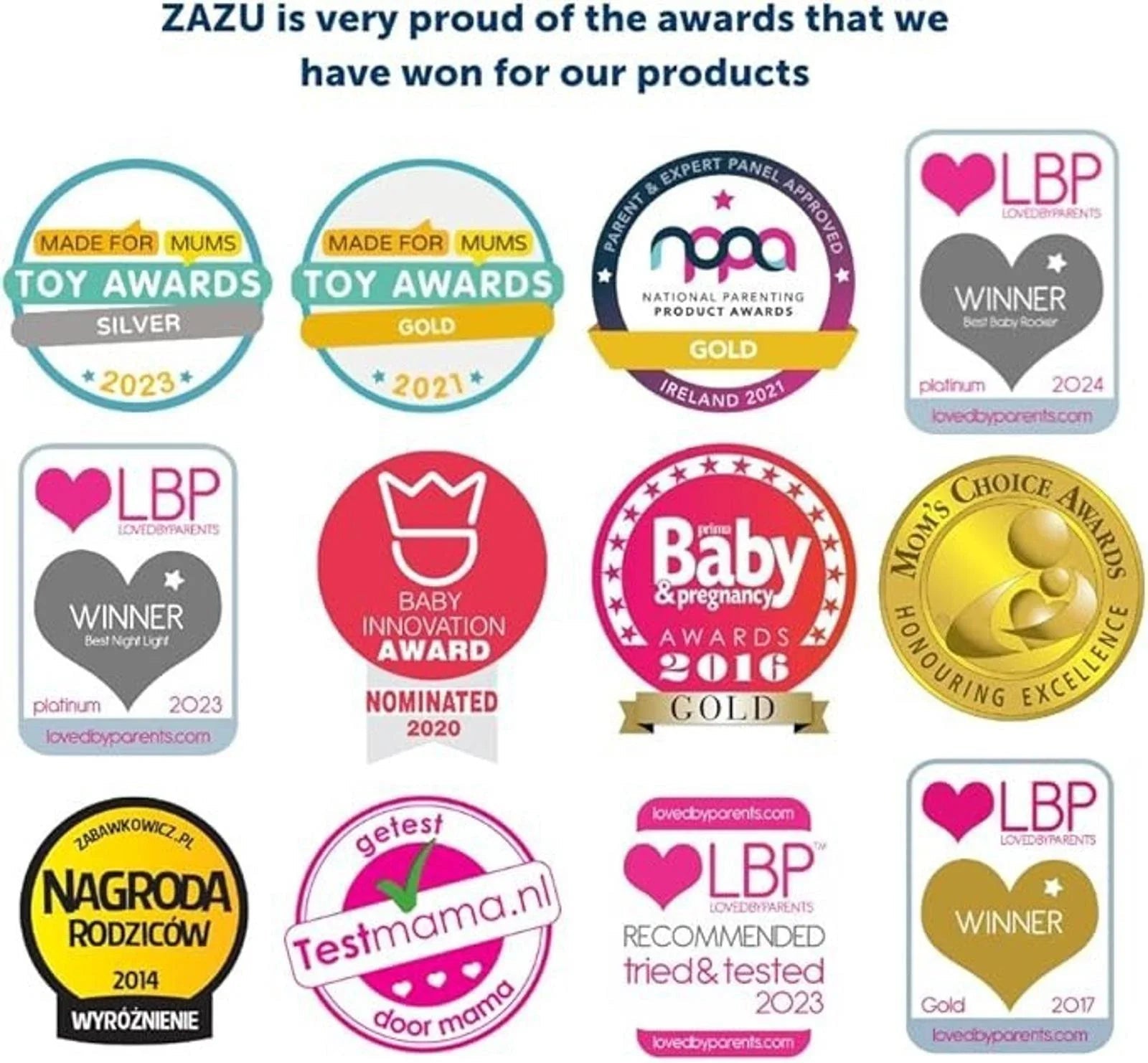 ZAZU Suzy Portable Baby Soother with White Noise & Cry Sensor - Baby&More