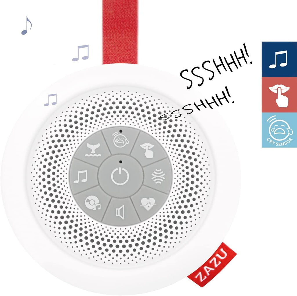 ZAZU Suzy Portable Baby Soother with White Noise & Cry Sensor - Baby&More