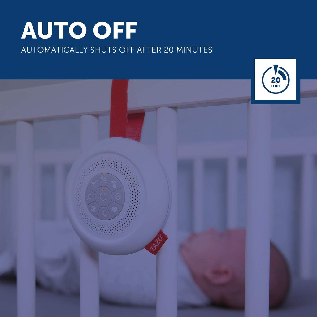 ZAZU Suzy Portable Baby Soother with White Noise & Cry Sensor - Baby&More