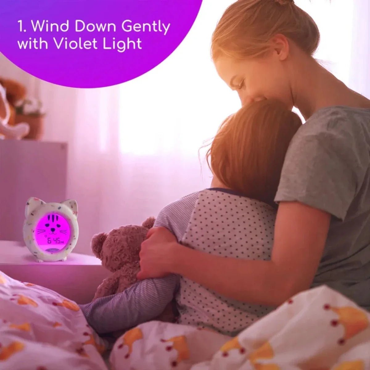 Zeepy Kip the Kitty 4 Phase Sleep Trainer Clock - Baby&More