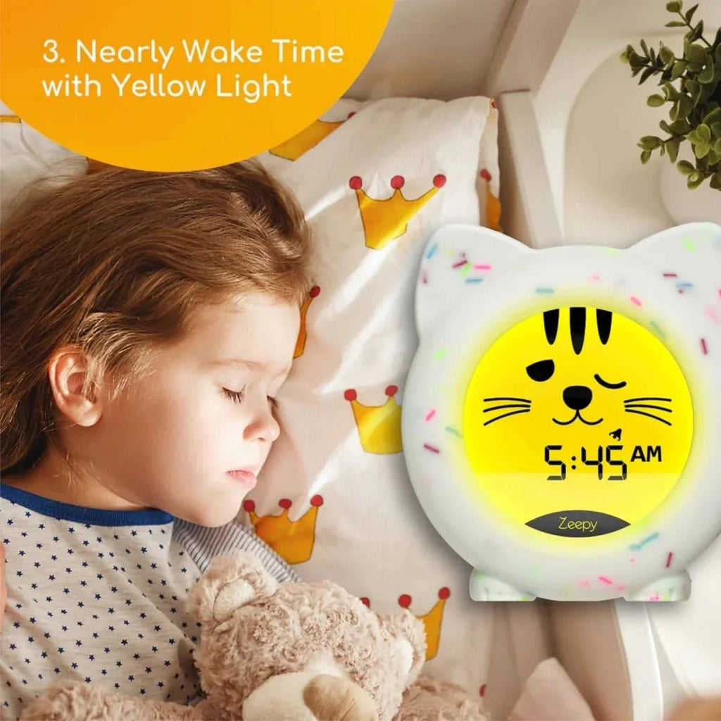 Zeepy Kip the Kitty 4 Phase Sleep Trainer Clock - Baby&More