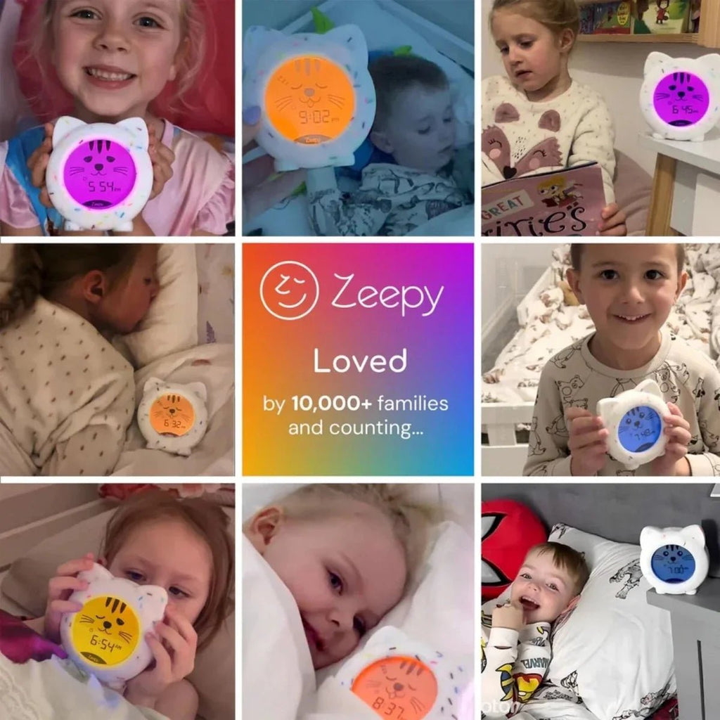 Zeepy Kip the Kitty 4 Phase Sleep Trainer Clock - Baby&More