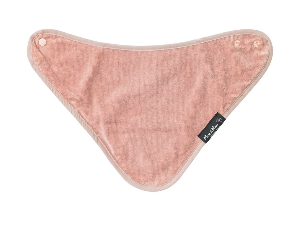 3 PACK - Mum 2 Mum Bandana Style Baby Bibs - Dusty Pink / Baby Pink / Stone - Baby&More