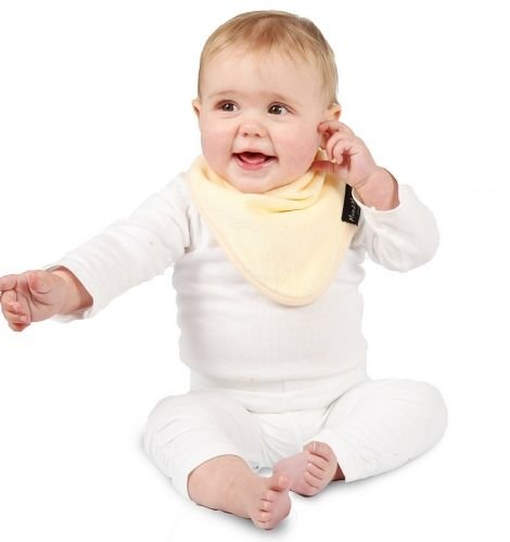 3 PACK - Mum 2 Mum Bandana Style Baby Bibs - Lemon / Mint / Stone - Baby&More
