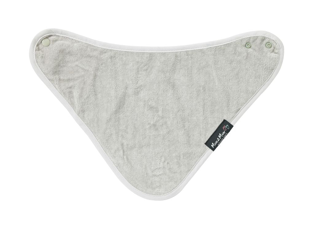 3 PACK - Mum 2 Mum Bandana Style Wonder Bibs - Denim / Baby Blue / Stone - Baby&More