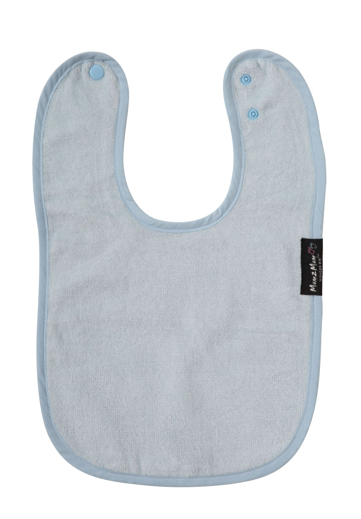 3 PACK - Mum 2 Mum Standard Bibs - Denim / Baby Blue / Stone - Baby&More