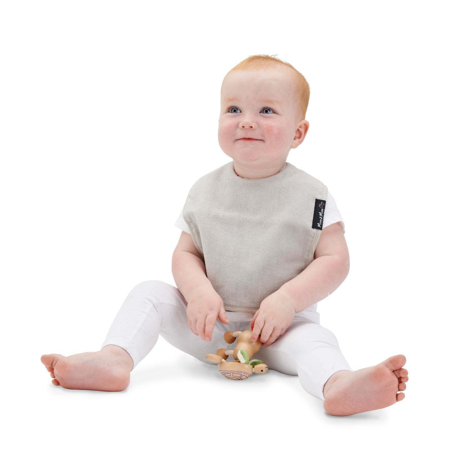 3 PACK - Mum 2 Mum Standard Bibs - Lemon / Mint / Stone - Baby&More