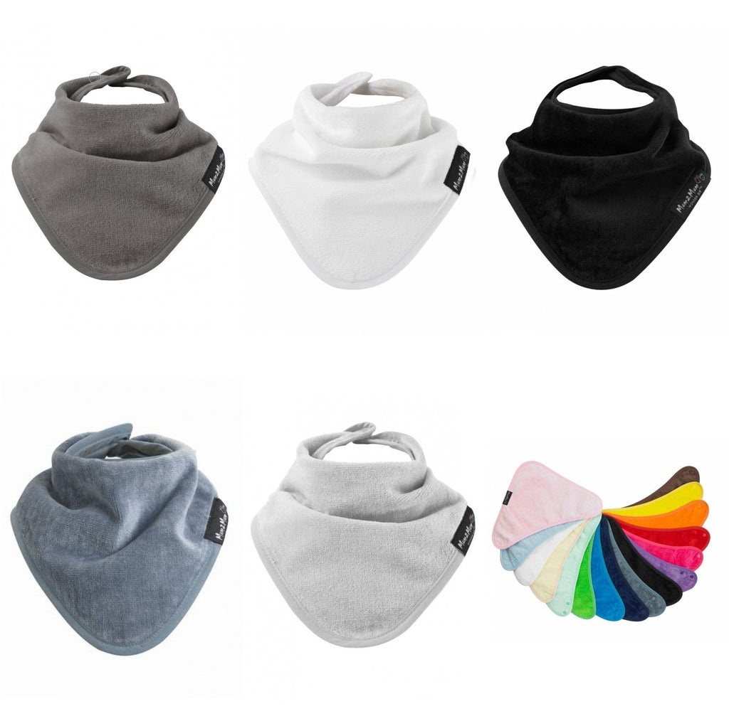 5 PACK - Mum 2 Mum Bandana Style Baby Bibs - ANY COLOURS - Baby&More