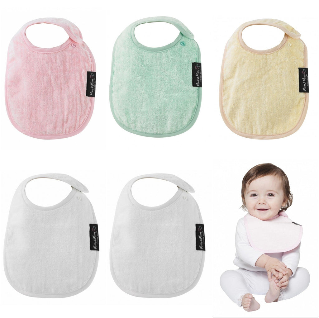 5 PACK - Mum 2 Mum Infant Wonder Bibs - ANY COLOURS - Baby&More
