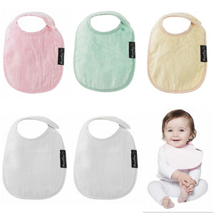 5 PACK - Mum 2 Mum Infant Wonder Bibs - ANY COLOURS